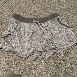 lounge shorts, barley worn